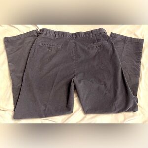 Haggar Men’s Size 38x32 Classic Fit Premium Stretch Gray Corduroy Pants